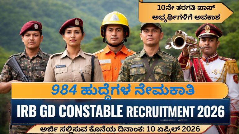 IRB GD Constable Recruitment 2026