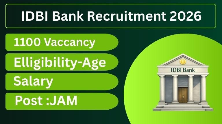 IDBI ಬ್ಯಾಂಕ್ ನೇಮಕಾತಿ 2026
