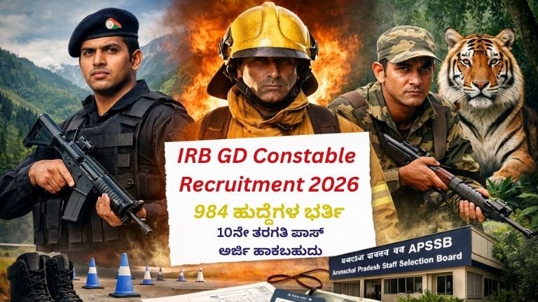 IRB GD Constable Recruitment 2026